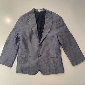 Nautica Boy Blue Linen cotton Blazer Sz: 7